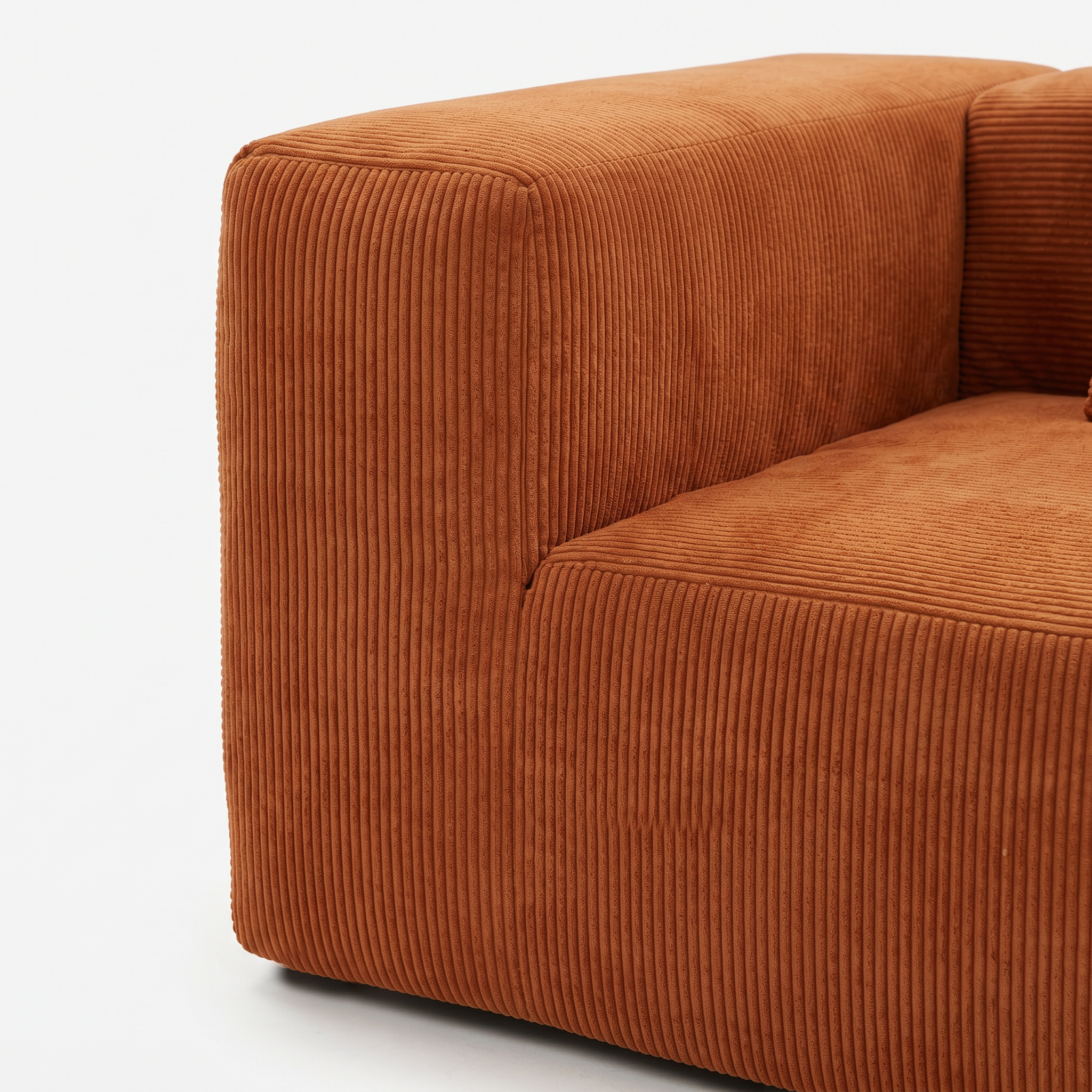 Brun Charcoal Corduroy Sofa