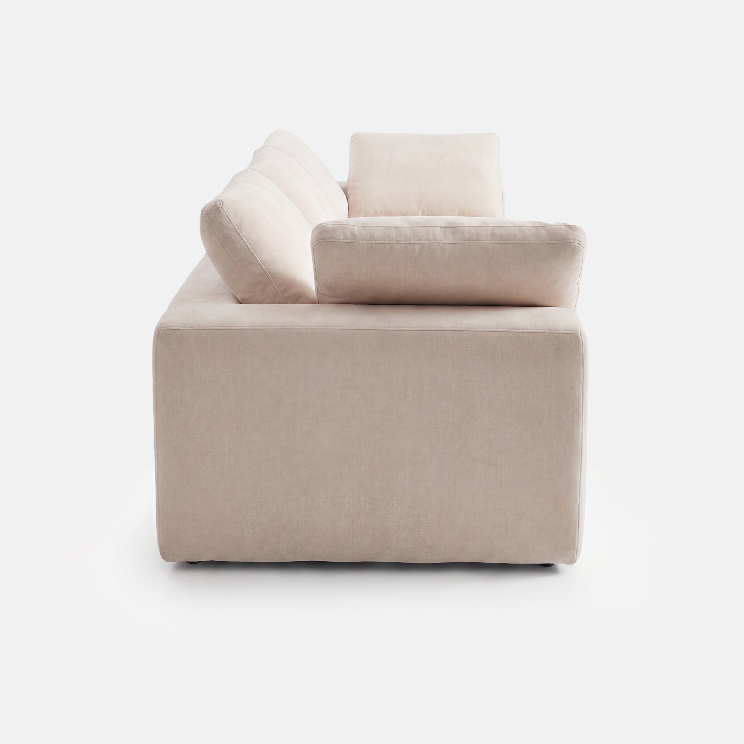 Aero Cream Wide-Arm Modular Sofa