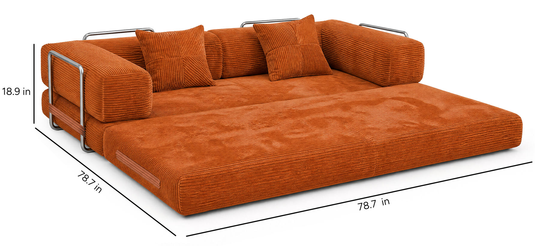 Bed Mode · Approx. overall footprint