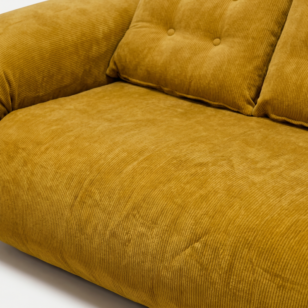 Tovo Plush Pillow Sleeper Sofa cushion detail with relaxed pillow-soft comfort