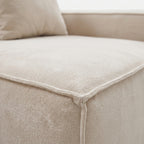 Kivo Modular Block Sectional Sofa cushion detail with clean structured lines