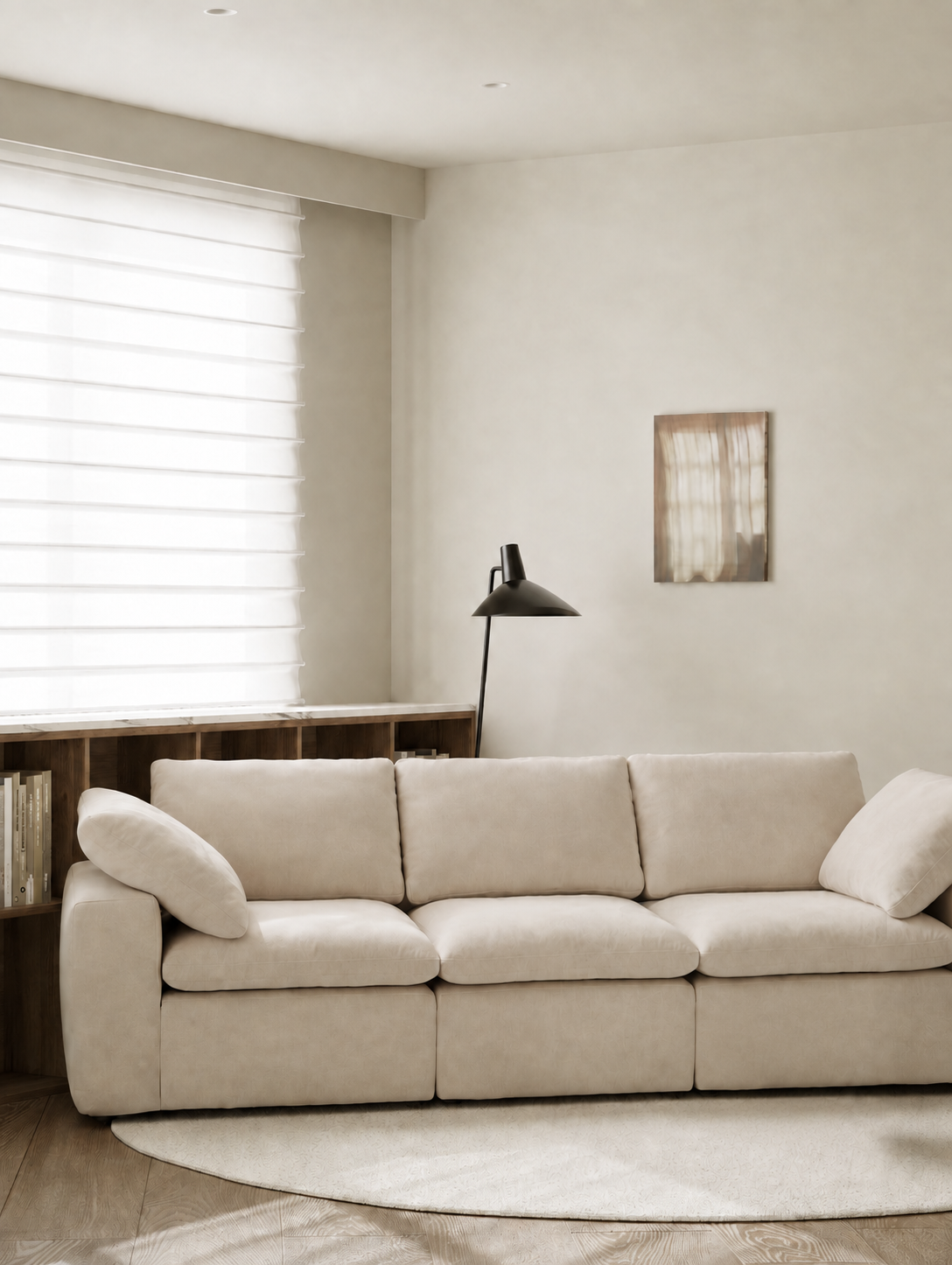 Aero Wide-Arm Modular Sectional Sofa