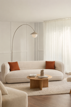 Lune Bouclé Crescent Sofa
