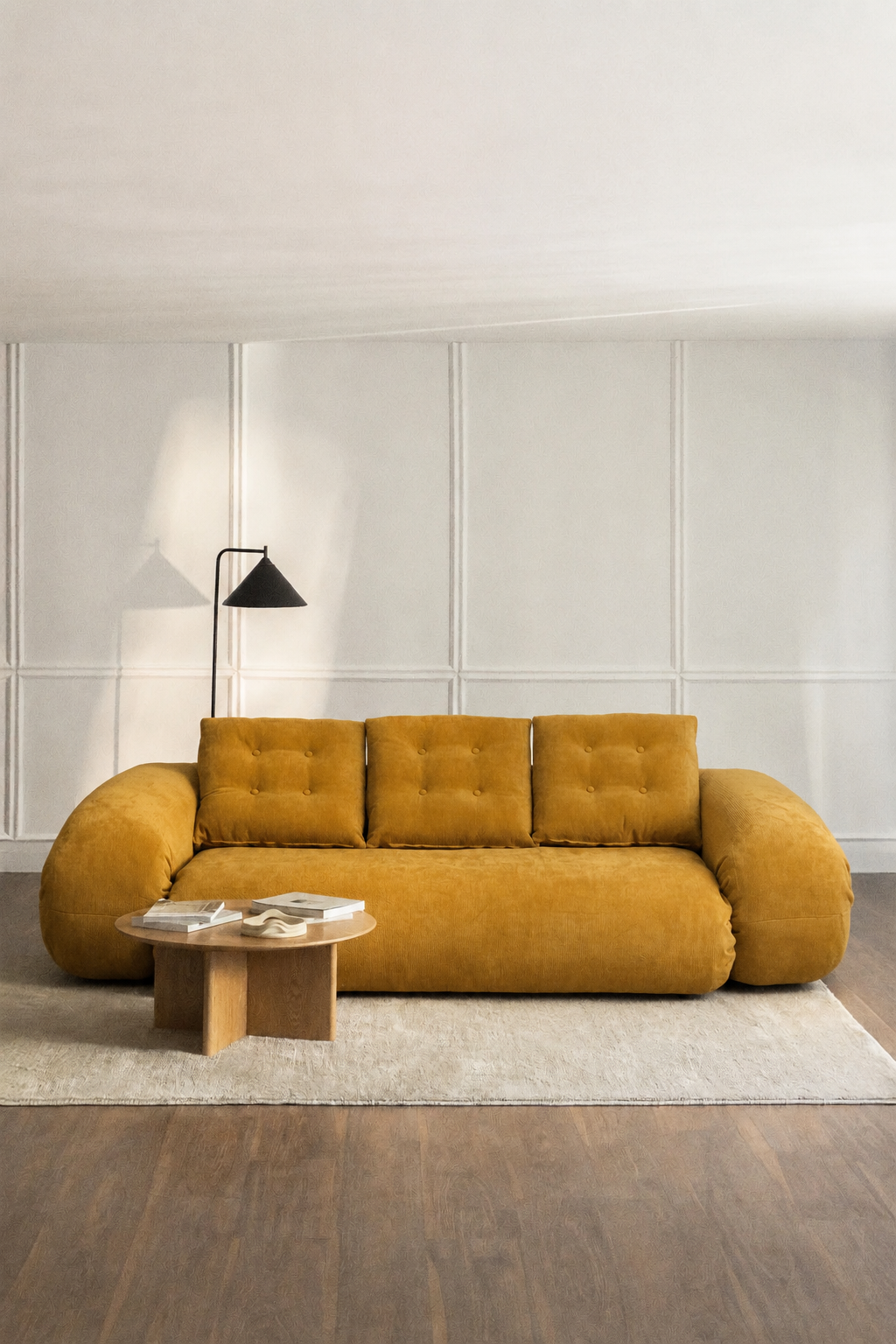 Tovo Plush Pillow Sleeper Sofa