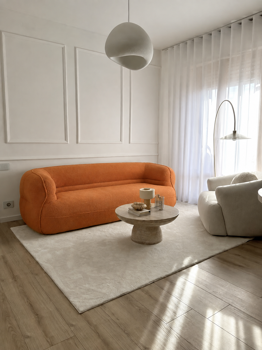 Noma Curved Lounge Loveseat