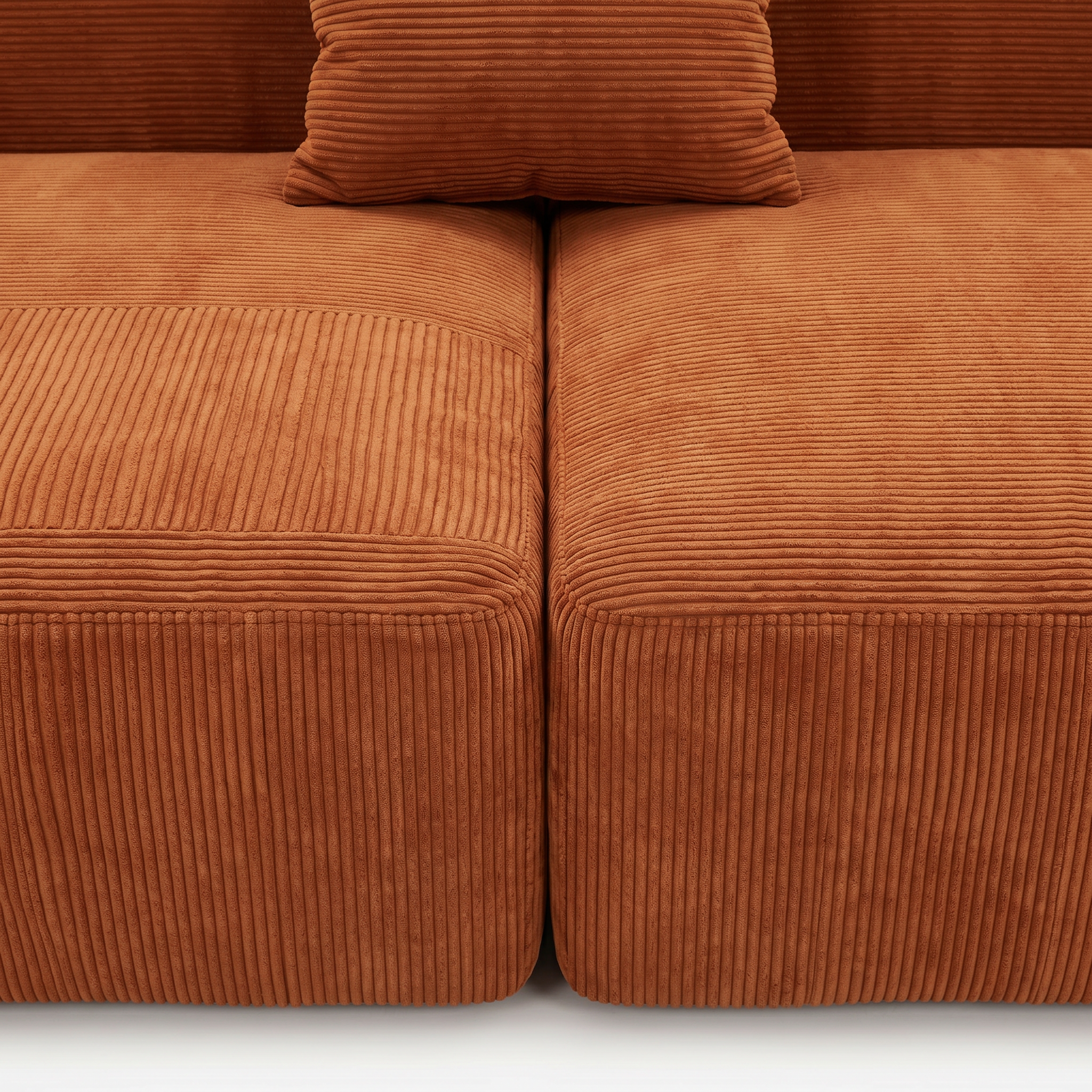 Brun Charcoal Corduroy Sofa