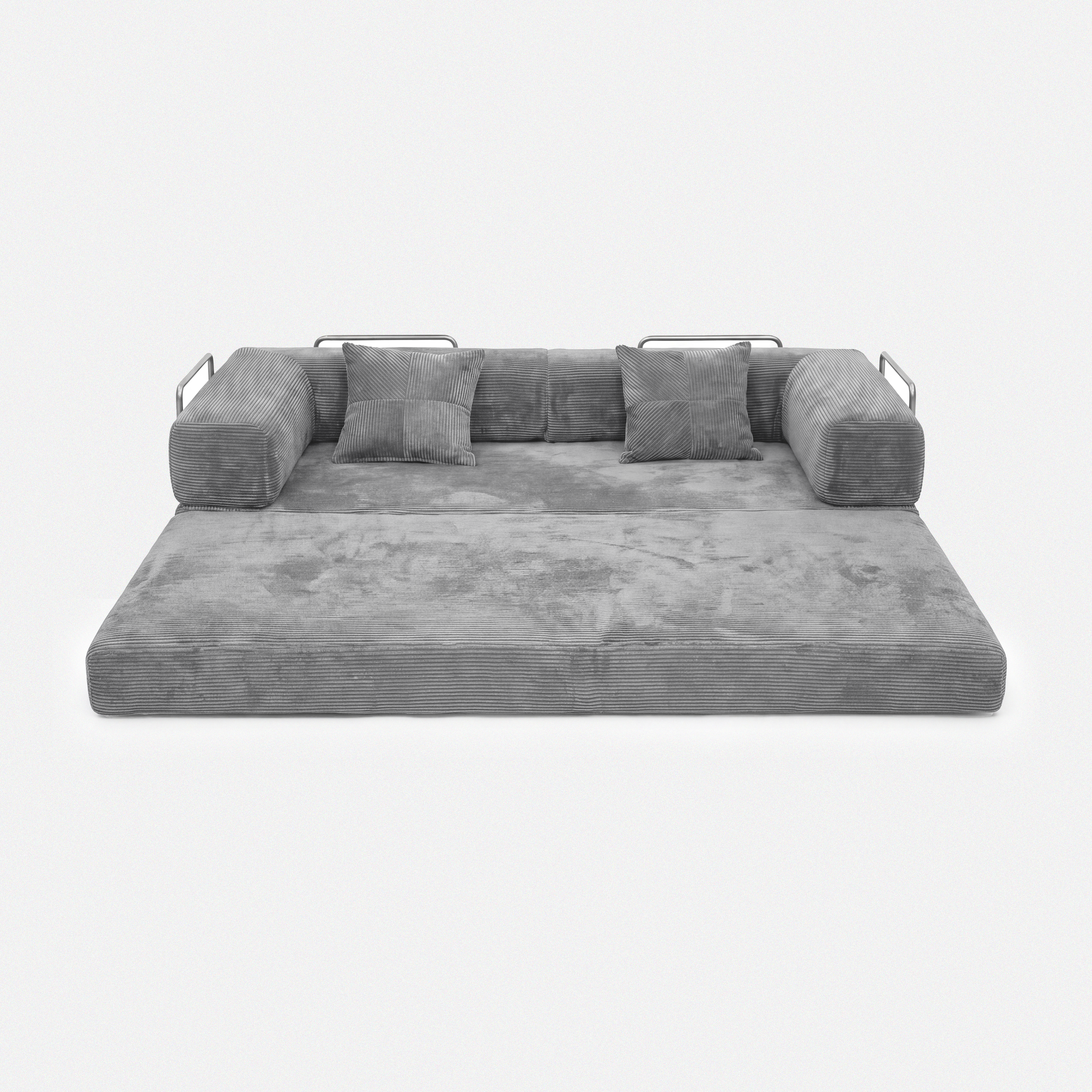 Milo Rust Corduroy Sleeper Sofa