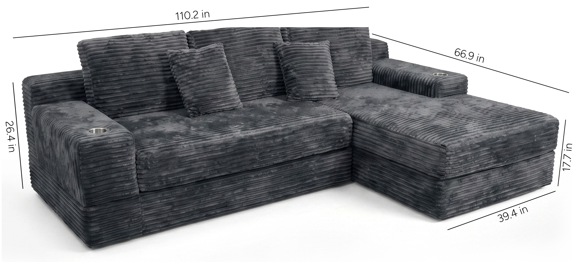 Lune Cloud Sectional Sofa