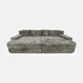 Lune Corduroy Horizon Sectional Sofa in matcha plush corduroy with extra-wide lounge seating