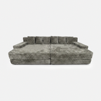 Lune Corduroy Horizon Sectional Sofa in matcha plush corduroy with extra-wide lounge seating