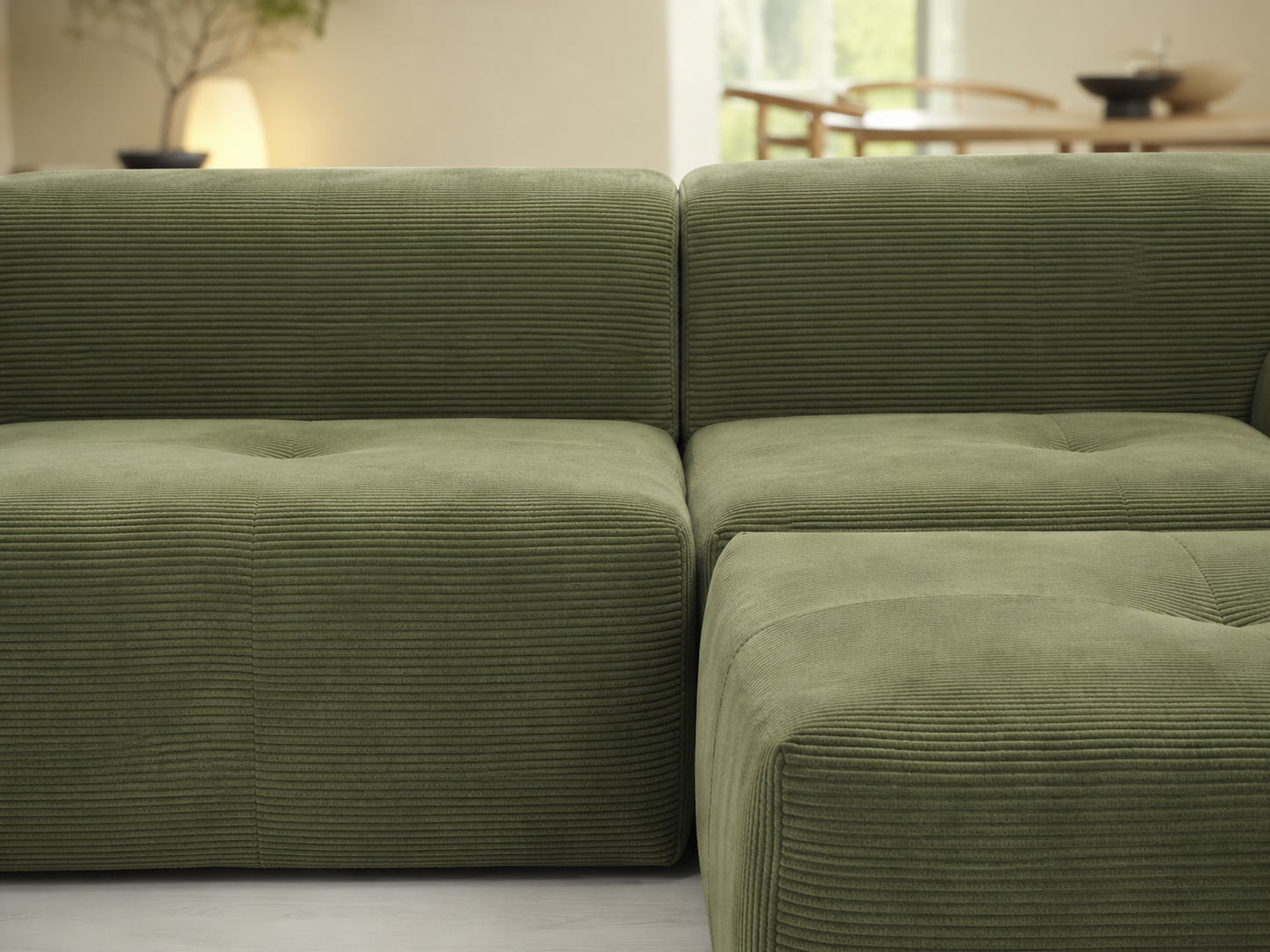Haven Sleeper Sectional video showing easy tool-free setup with no assembly required