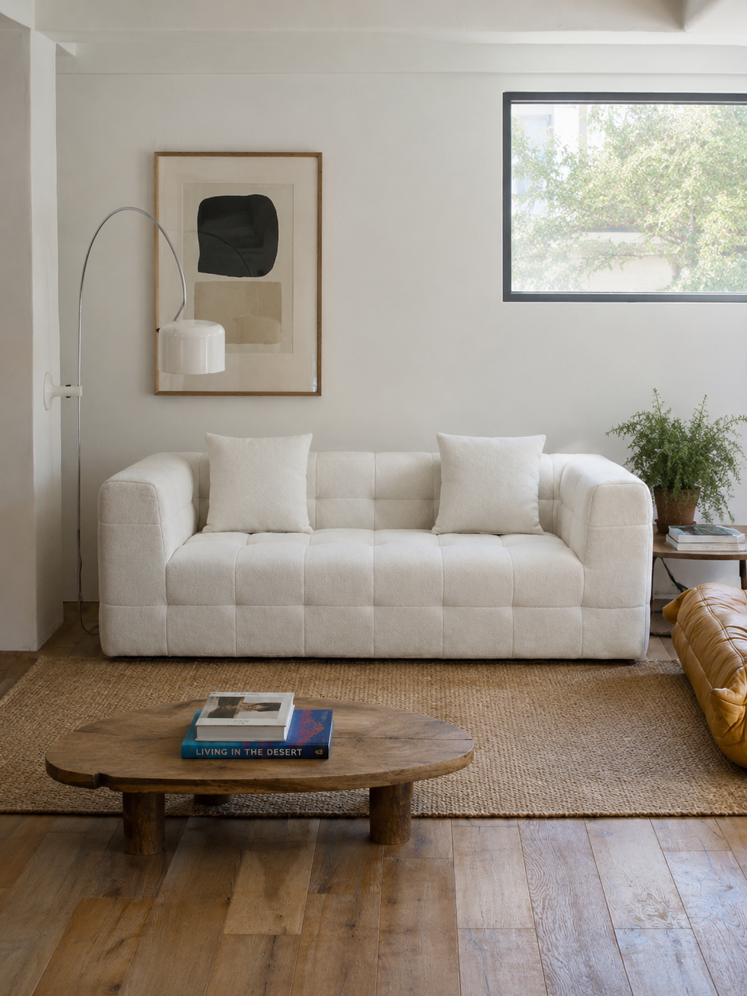 Marshmallow Cloud Lounge Sofa with low-profile block structure for modern living