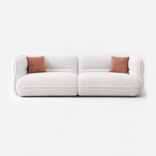 Lune Bouclé Modular Curved Sofa