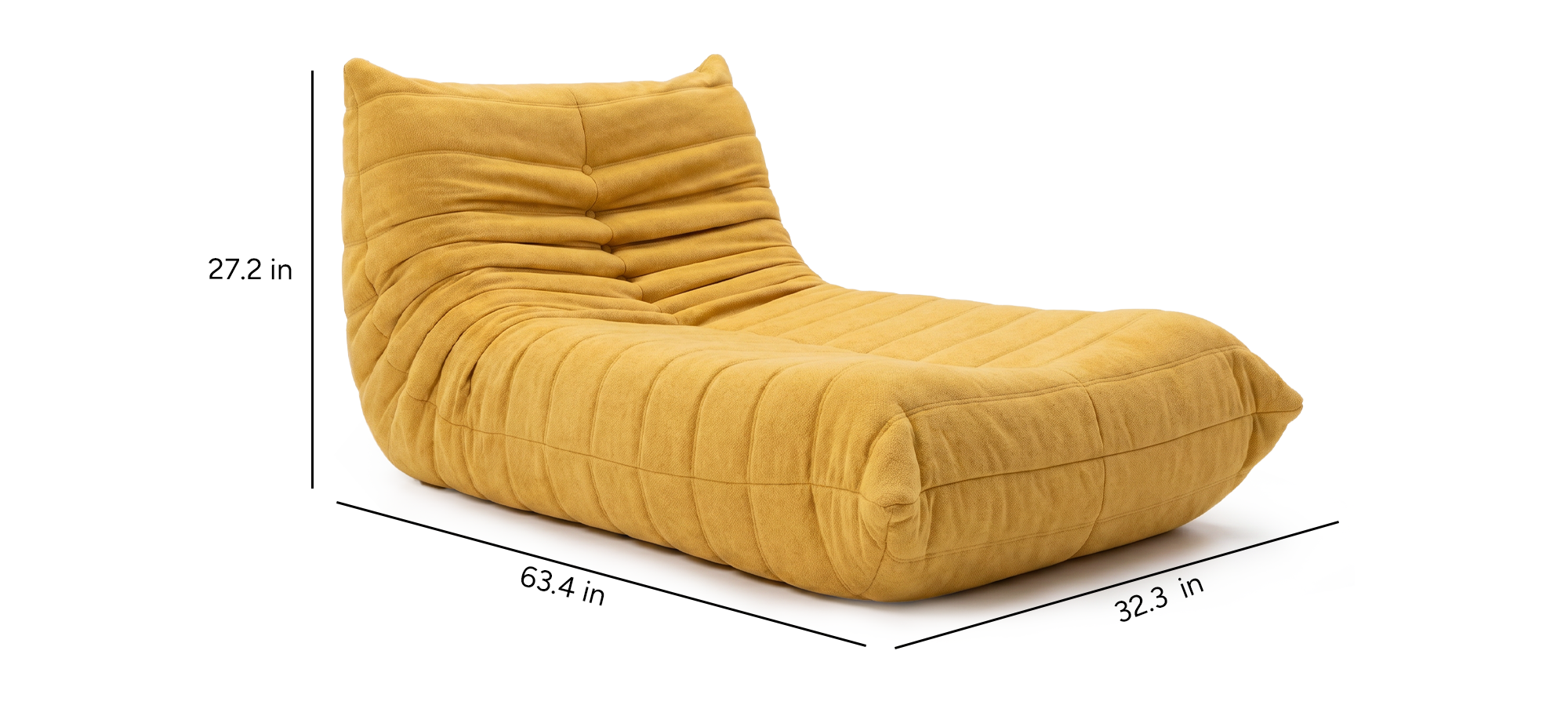 Caterpillar Lounge Chaise Chair