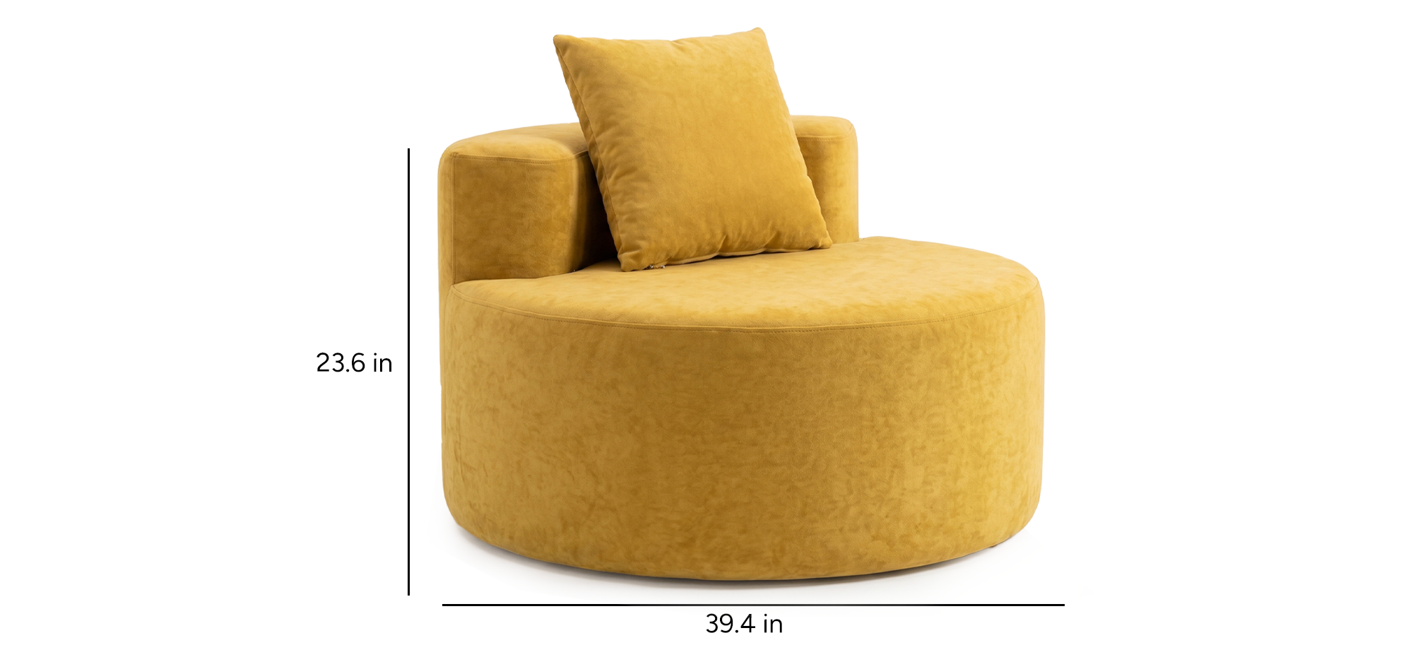 Cloud Round Accent Lounge Chair