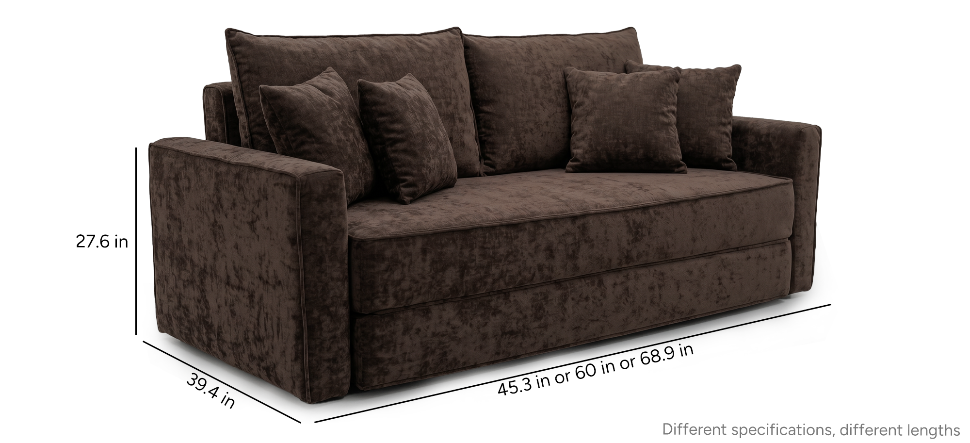 Terra Low-Profile Sleeper Sofa