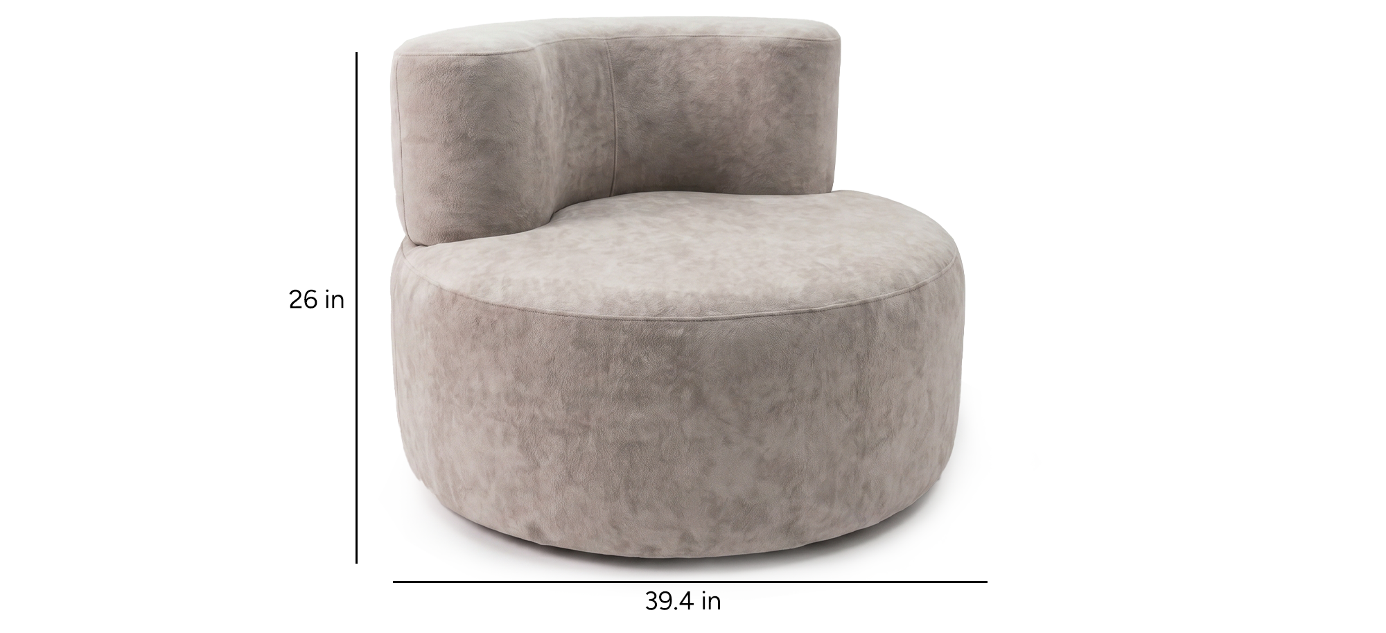 Sola Round Accent Lounge Chair