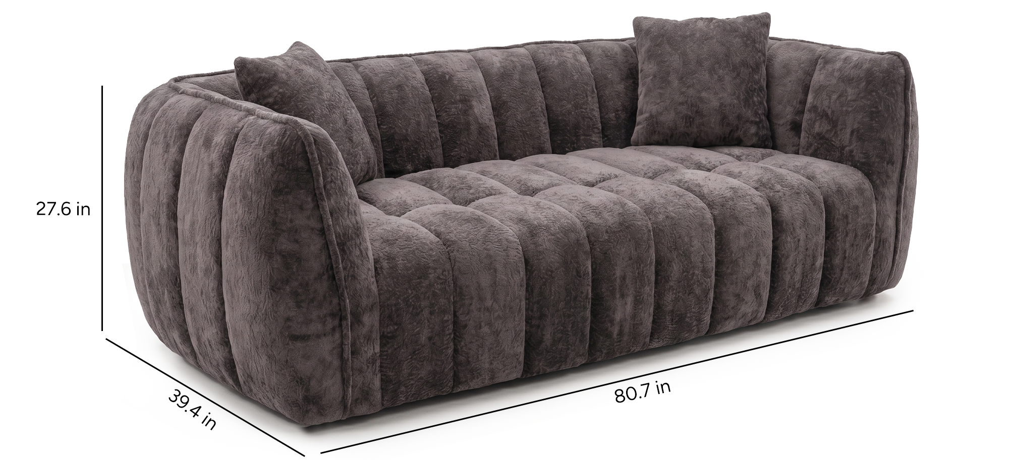 Melo Plush Loveseat