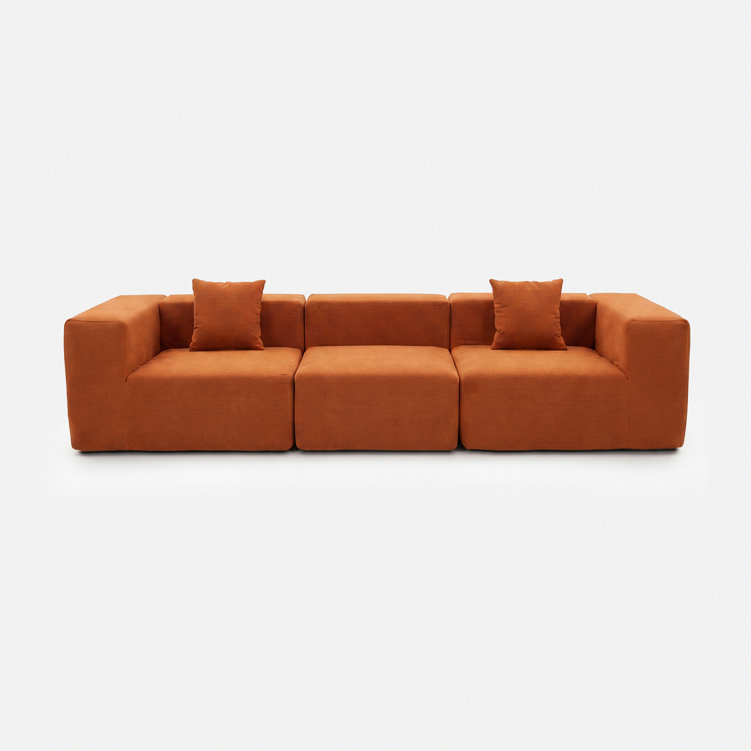 Brun Charcoal Corduroy Sofa