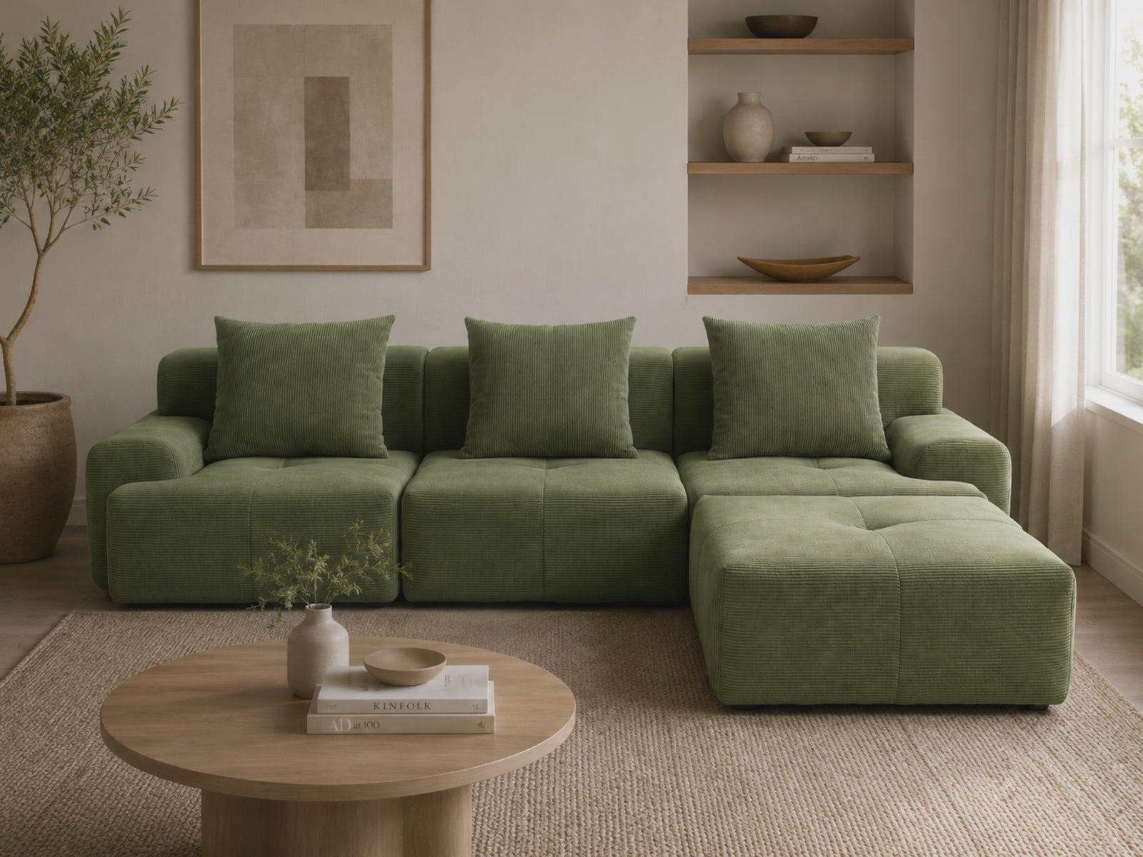 Haven Sleeper Sectional video showing flexible layouts for corner, open-plan, and studio spaces