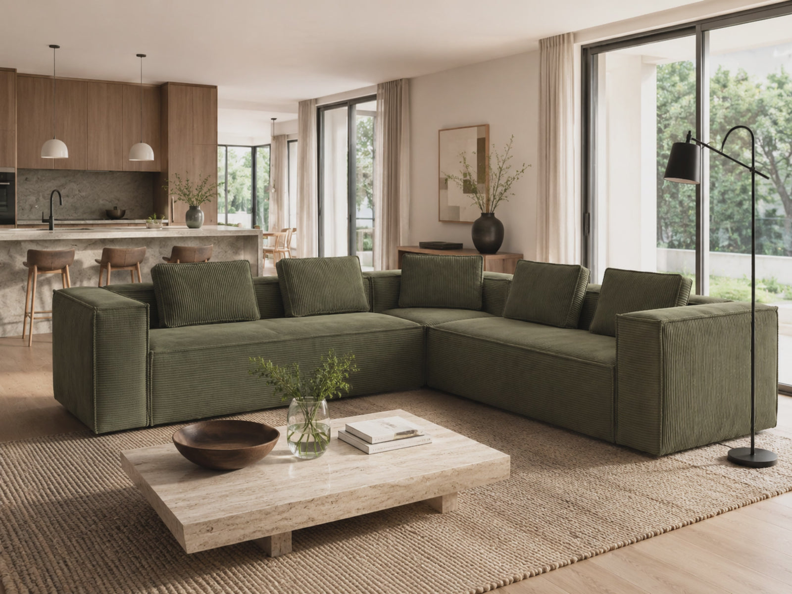Aero deep-seat modular sofa video showing flexible use in different living spaces